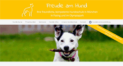Desktop Screenshot of freude-am-hund.info